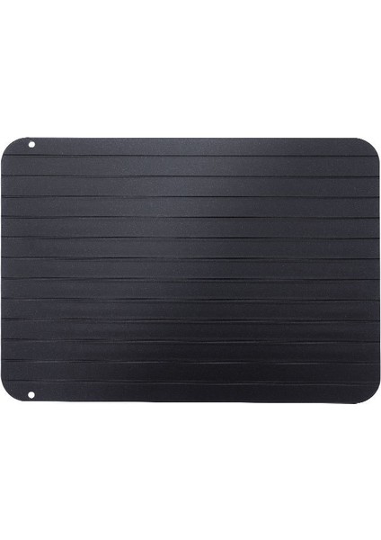 Siyah 35,5 x 20,5 cm Hızlı Buz Çözme Tepsisi Çözülme Dondurulmuş Hızlı Buz Çözme Plaka Tahtası Master Defrost Mutfak Gadget Aracı Yapışmaz Kaplamalı Çözdürme Tahtası (Yurt Dışından)