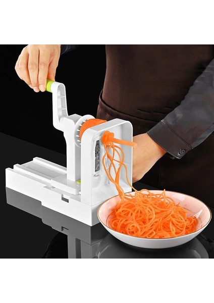 Yeşil Sebze Rende Patates Spiral Dilimleme Kasırga Meyve Sebze Spiral Makinesi Erişte Makinesi Çok Fonksiyonlu Mutfak Aletleri (Yurt Dışından)