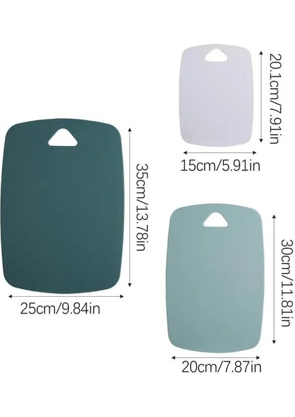 Mutfak Için Kesme Tahtaları 3 Adet Pişirme Doğrama Tahtaları Et Sebze Doğrama Meyve Peynir Mutfak Gadget'ı Kesme Tahtası (Yurt Dışından) fırsatları