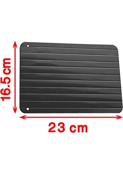 16.5X23CM 0.2 Kalın Hızlı Buz Çözme Tepsisi Hızlı Çözülme Plakası Dondurulmuş Gıdalar Için Sihirli Tahta Gıdaya Uygun Alüminyum Hızlı Çözülme Buz Çözme Tepsisi Mutfak Için (Yurt Dışından)