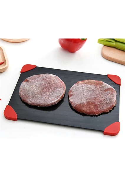16.5X23CM 0.2 Kalın Hızlı Buz Çözme Tepsisi Hızlı Çözülme Plakası Dondurulmuş Gıdalar Için Sihirli Tahta Gıdaya Uygun Alüminyum Hızlı Çözülme Buz Çözme Tepsisi Mutfak Için (Yurt Dışından)