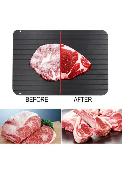 1 Adet M Hızlı Buz Çözme Tepsisi Çözülme Dondurulmuş Gıda Et Meyve Hızlı Buz Çözme Plaka Levha Buz Çözme Mutfak Gadget Aracı (Yurt Dışından)