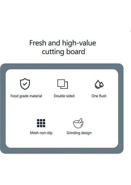 L Doğrama Tahtası Doğrama Mutfak Kamp Tahtası Tersinir Kesme Tahtası Yeniden Kullanılabilir Mutfak Temelleri Pişirme Baharat Mutfak (Yurt Dışından) fırsatları