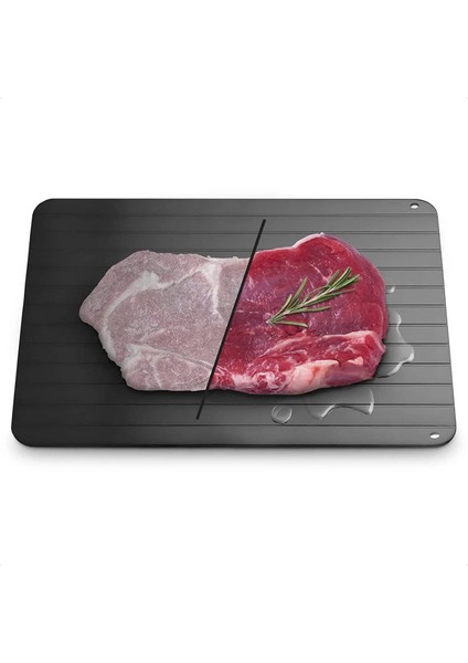 Dondurulmuş Etler Için Açık Sarı Buz Çözme Tepsisi Yiyecekleri Çözmenin Hızlı ve Güvenli Yolu Büyük Boy Buz Çözme Plakası Mucize Doğal Isıtma ile Çözülme (Yurt Dışından) fiyatları