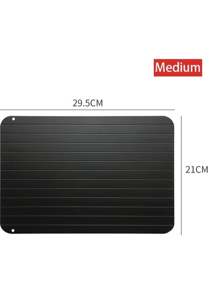 29.5X21X0.2CM Hızlı Buz Çözme Tepsisi Alüminyum Taşınabilir Hızlı Buz Çözme Plaka Levha Dondurulmuş Et Çözdürme Taze Sağlıklı Gıda Alet Mutfak Aletleri (Yurt Dışından)