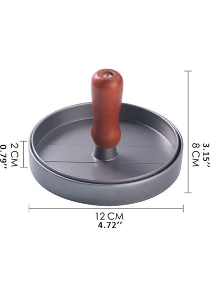 01 Hamburger Makinesi Yapışmaz Burger Presi Sığır Patty Et Barbekü Izgara Burger Barbekü Yuvarlak Şekil Hamburger Presi Mutfak Aletleri (Yurt Dışından) modelleri