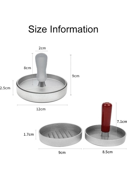 100 Kağıt Siyah Set Hamburger Presi Patty Maker Seti 100 Adet Balmumu Kağıt Yaprak Yapışmaz Et Baskı Kolu Patty Burger Maker Kalıp Barbekü Için (Yurt Dışından) indirimleri