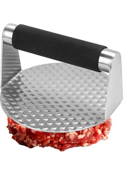 Siyah El Yapışmaz Paslanmaz Çelik Yuvarlak Burger Baskı Hamburger Kalıp Saplı Izgara Basın Aracı Etli Pasta Makinesi Kalbur Barbekü (Yurt Dışından) fiyatları