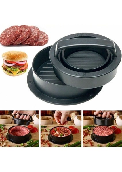 1 Basın Hamburger Presi Etli Pasta Presi Pişirme Kağıdı Gömlekleri Dolması Burger Kalıp Makinesi Patty Pasta Araçları Barbekü Mutfak Aksesuarları Gyh (Yurt Dışından) fırsatları