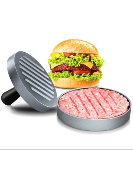 Tip B Abs Hamburger Makinesi Hamburger Presi Yuvarlak Şekil Yapışmaz Şef Köfte Hamburger Eti Sığır Izgara Burger Presi Patty Maker Kalıp (Yurt Dışından)