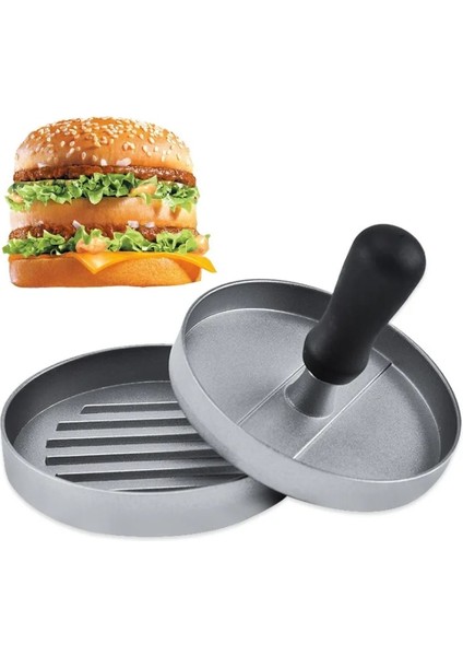 Tip B Abs Hamburger Makinesi Hamburger Presi Yuvarlak Şekil Yapışmaz Şef Köfte Hamburger Eti Sığır Izgara Burger Presi Patty Maker Kalıp (Yurt Dışından)