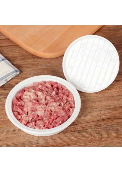 Yuvarlak Köfte Yapma Makinesi Plastik Saplı Hamburger Et Presi Dayanıklı Kolay Temizlik Çok Fonksiyonlu Mutfak Aracı Aksesuarları (Yurt Dışından)