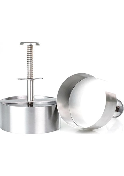 Boyutu 11.4cm Hamburger Presi Paslanmaz Çelik Hamburger Et Presi Et Köftesi Için Ayrılabilir Kolu Yapışmaz Mutfak Izgara Aksesuarları (Yurt Dışından) fiyatları