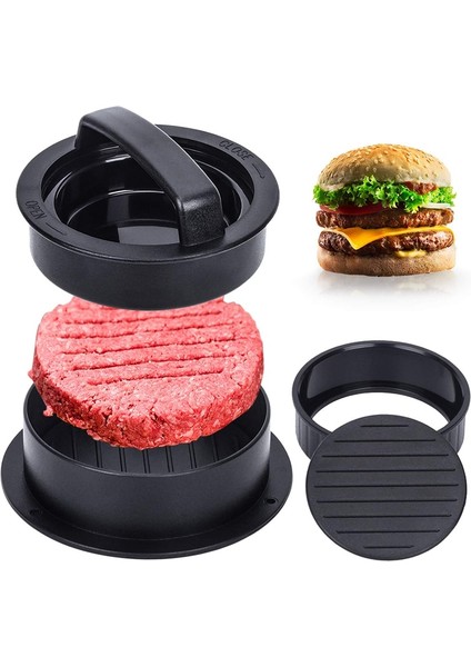 Presi Hamburger Makinesi Yuvarlak Şekilli Yapışmaz Şef Köfte Hamburger Eti Sığır Izgara Burger Presi Araçları Barbekü Mutfak Aksesuarları (Yurt Dışından)