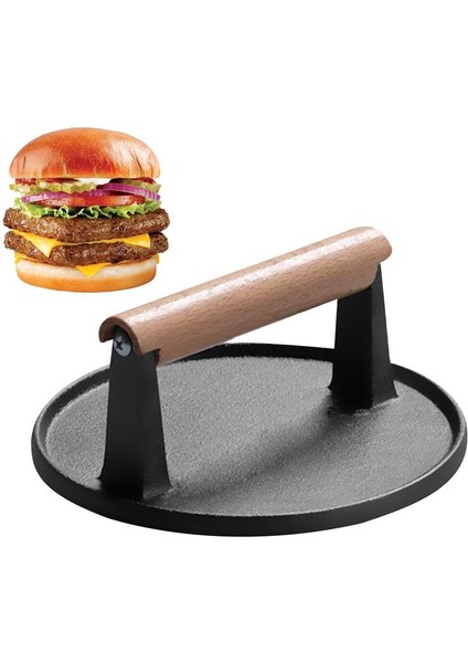 Hamburger Patty Presi Uygun Taşınabilir Çok Yönlü Burger Parçalayıcı Köfte Makinesi Cihazı Mutfak Aletleri Barbekü Izgara Aksesuarları (Yurt Dışından)