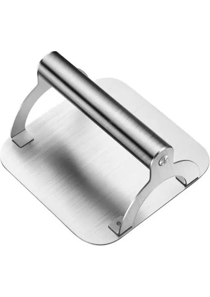 Gösterildiği Gibi Paslanmaz Çelik Smash Burger Presi Düz Üst Izgara Için Izgara Aksesuarları Hamburger Presi ve Sıkma Gresi Kolay Temizlenebilir Mutfak (Yurt Dışından)