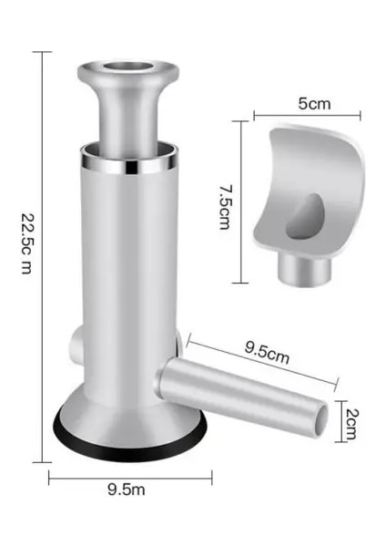 01 Ev Yapımı Manuel Paslanmaz Çelik Sosis Dolgu Sosis Stuffer Ev Yapımı Sosis Aracı Çift Kullanımlı Sosis Köfte Mutfak Aracı (Yurt Dışından)