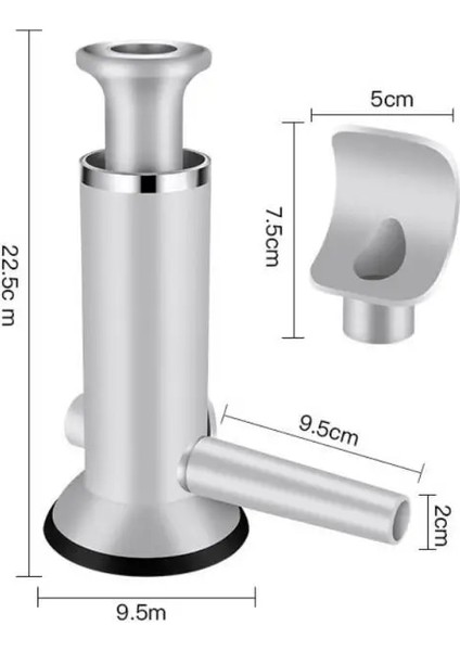 01 Ev Yapımı Manuel Paslanmaz Çelik Sosis Dolgu Sosis Stuffer Ev Yapımı Sosis Aracı Çift Kullanımlı Sosis Köfte Mutfak Aracı (Yurt Dışından) fırsatları