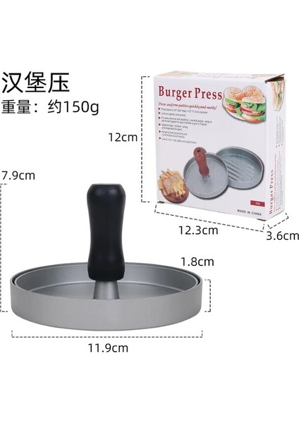 Hamburger Basıncı Mutfak Aksesuarları Hamburger Dıy Kalıp Hamburger Presleri Sandviç Araçları Sığır Patty Kahvaltı Pasta Makinesi (Yurt Dışından)