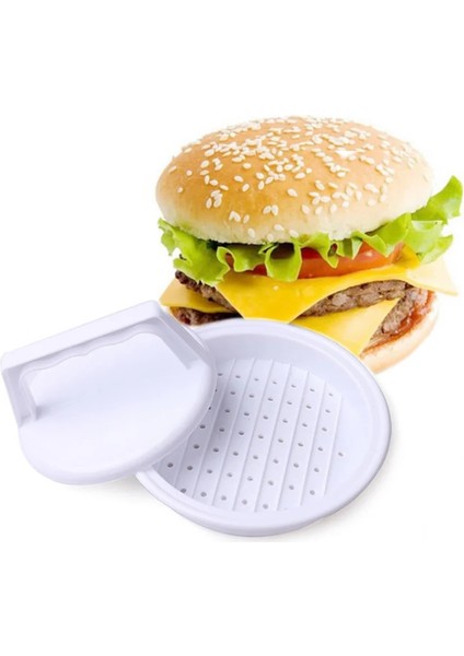 Siyah 3 In 1 Yuvarlak Şekil Yapışmaz Doldurulmuş Hamburger Kalıp Etli Turta Makinesi Yağ Kurutma Kağıdı Pişirme Aksesuarları Mutfak Aletleri (Yurt Dışından) indirimleri