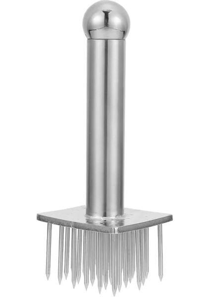 Gümüş 19X7X6 cm Paslanmaz Çelik Domuz Ekleme Et Yumuşatma Aracı Tenderizer Iğne Pounder Kıyma Makinesi Ağır Hizmet Biftek Değirmeni (Yurt Dışından)