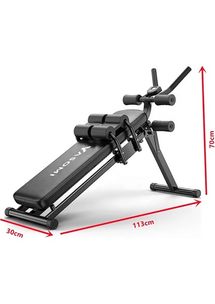 Ysm X-Fit 120 kg Kapasiteli Çok Fonksiyonlu Bel ve Göbek Eritme Spor Oturma Benchi indirimleri