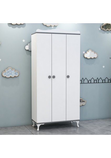 Yıldız 3 Kapaklı Dolap - Gri- fiyatları