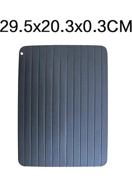 29.5X20.3X0.3 cm Hızlı Buz Çözme Tepsisi Hızlı Çözülme Et Balık Deniz Ürünleri Hızlı Buz Çözme Plaka Levha Tepsi Mutfak Gadget Aracı (Yurt Dışından)