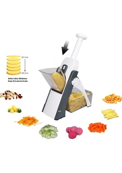 Turuncu Çok Fonksiyonlu Sebze Kesici Güvenli Mandoline Mutfak Dilimleyici Salata Kıyıcı Patates Dilimleyici Patates Kızartması Kesici Pişirme Gadget'ı (Yurt Dışından) indirimleri