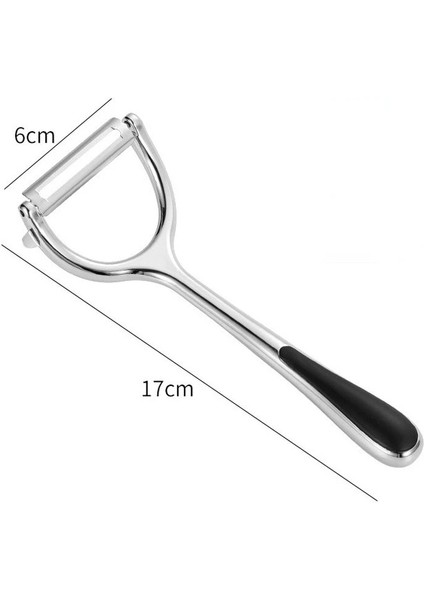 Altın-B Çinko Alaşım Soyma Bıçağı Ev Mutfak Gadget Soyucu Yaratıcı Altın Kaplama Kavun Soyucu Seti Dilimleme Paslanmaz Çelik Soyucu (Yurt Dışından)