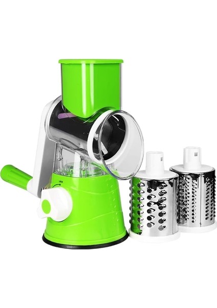 Yeşil Sebze Dilimleme Manuel Döner Peynir Rende Çok Fonksiyonlu Döner Mandoline Sebze Kesici Patates Dilimleme Mutfak Gadget'ı (Yurt Dışından)