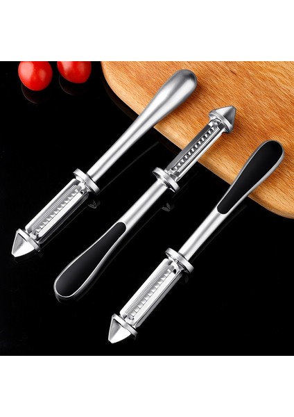 Stil 2 Çift Taraflı Çinko Alaşımı Manuel Soyucu Bıçak Rende Sebze Meyve Patates Elma Ev Mutfak Aksesuarları Için Faydalı Gadget (Yurt Dışından)