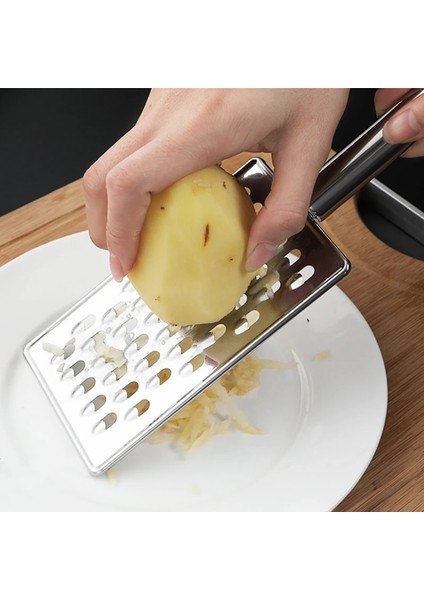 F Çok Amaçlı Peynir Limon Rende Meyve Sebze Için Paslanmaz Çelik Patates Havuç Dilimleme Soyucu Gıda Kırıcı Mutfak Aletleri (Yurt Dışından) fiyatları