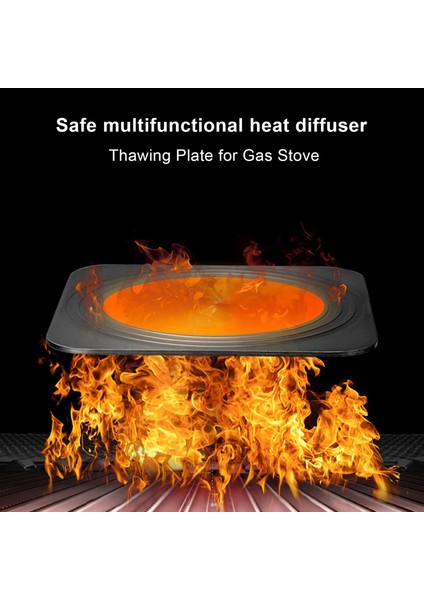 Isı Difüzörü Hızlı Buz Çözme Tepsisi Isı Difüzörü Çok Fonksiyonlu Çözdürme Plakası Gaz Sobası Isı Iletim Plakası Buz Çözücü Akımı (Yurt Dışından) modelleri