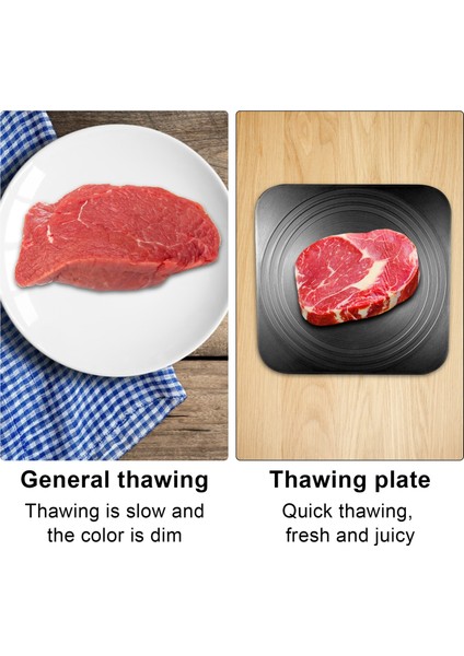 Isı Difüzörü Hızlı Buz Çözme Tepsisi Isı Difüzörü Çok Fonksiyonlu Çözdürme Plakası Gaz Sobası Isı Iletim Plakası Buz Çözücü Akımı (Yurt Dışından) fırsatları