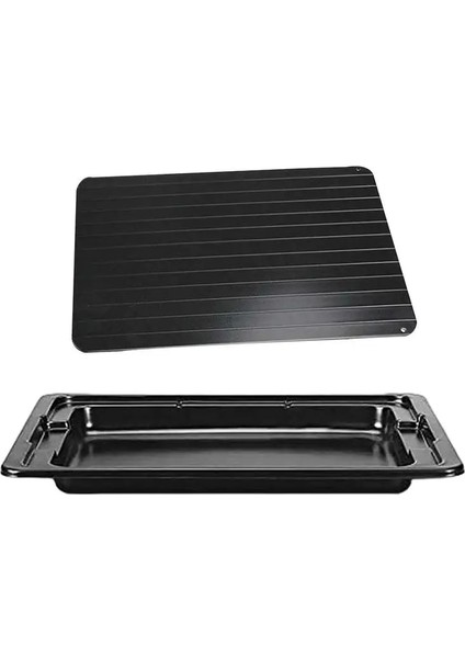 29.5X20.5X0.2 cm Buz Çözme Tepsisi Metal Plaka Buz Çözme Tepsisi Güvenli Hızlı Çözülme Dondurulmuş Et Balık Deniz Ürünleri Mutfak Aşçı Gadget Aracı (Yurt Dışından)