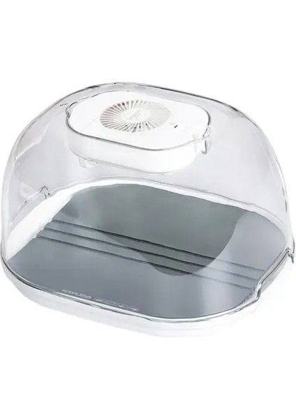 Gri Hızlı Çözülme Kilitleme Beslenme Büyük Kapasiteli Dondurarak Çözülme Tepsisi Mutfak Aksesuarları (Yurt Dışından)