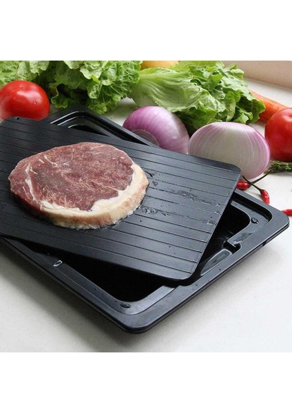 29.5X20.5X0.2 cm Buz Çözme Tepsisi Metal Plaka Buz Çözme Tepsisi Güvenli Hızlı Çözülme Dondurulmuş Et Balık Deniz Ürünleri Mutfak Aşçı Gadget Aracı (Yurt Dışından) fırsatları