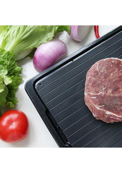 29.5X20.5X0.2 cm Buz Çözme Tepsisi Metal Plaka Buz Çözme Tepsisi Güvenli Hızlı Çözülme Dondurulmuş Et Balık Deniz Ürünleri Mutfak Aşçı Gadget Aracı (Yurt Dışından) modelleri