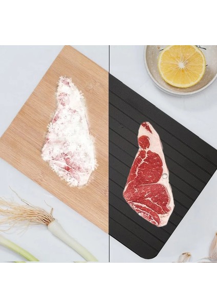 M 29.5X20.5X0.2CM Hızlı Buz Çözme Tepsisi Çözülme Dondurulmuş Gıda Et Meyve Deniz Balığı Hızlı Taze Sağlıklı Hızlı Buz Çözme Plakası Alet Mutfak Gereçleri (Yurt Dışından) fiyatları