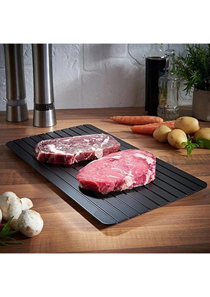 M 29.5X20.5X0.2CM Hızlı Buz Çözme Tepsisi Çözülme Dondurulmuş Gıda Et Meyve Deniz Balığı Hızlı Taze Sağlıklı Hızlı Buz Çözme Plakası Alet Mutfak Gereçleri (Yurt Dışından) indirimleri