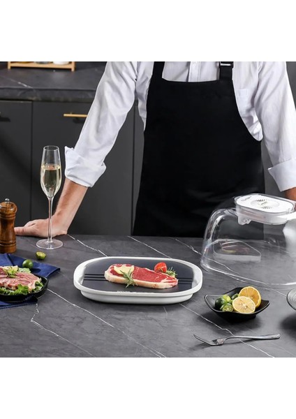 Altın Hızlı Çözülme Kilitleme Beslenme Büyük Kapasiteli Dondurarak Çözülme Tepsisi Mutfak Aksesuarları (Yurt Dışından) fiyatları