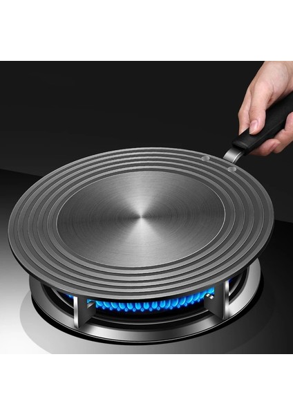 Büyük Boy 28CM Isı Transfer Plakası Siyah Dayanıklı Saplı Tencere Indüksiyon Ocak Isı Transfer Plakası Ocak Gaz Aralığı Isı Transfer Plakası Araçları (Yurt Dışından) fiyatları