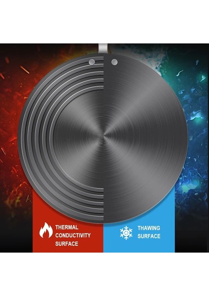 Büyük Boy 28CM Isı Transfer Plakası Siyah Dayanıklı Saplı Tencere Indüksiyon Ocak Isı Transfer Plakası Ocak Gaz Aralığı Isı Transfer Plakası Araçları (Yurt Dışından) indirimleri