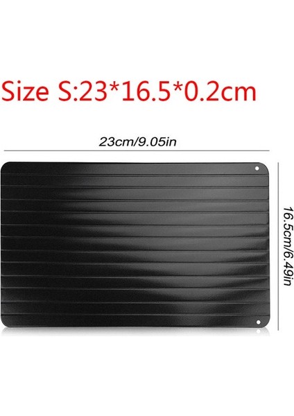 S Hızlı Buz Çözme Tepsisi Çözülme Dondurulmuş Gıda Et Meyve Hızlı Buz Çözme Plaka Levha Buz Çözme Mutfak Gadget Aracı (Yurt Dışından)