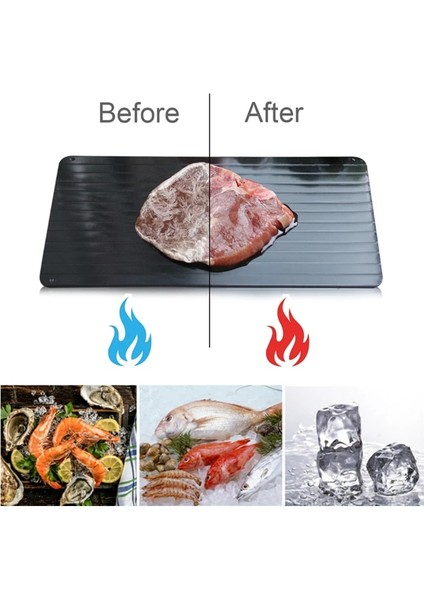 S Hızlı Buz Çözme Tepsisi Çözülme Dondurulmuş Gıda Et Meyve Hızlı Buz Çözme Plaka Levha Buz Çözme Mutfak Gadget Aracı (Yurt Dışından) fiyatları
