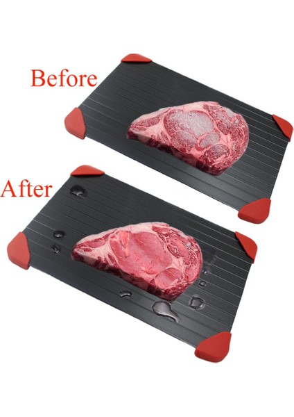 23X16.5X0.2CM Sihirli Hızlı Buz Çözme Tepsisi Metal Plaka Buz Çözme Tepsisi Güvenli Hızlı Çözdürme Et Balık Deniz Ürünleri Mutfak Aşçı Gadget Aracı 0.2cm/0 (Yurt Dışından)