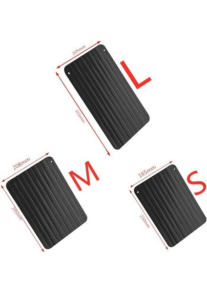M 2mm Çözdürme Plakası 2MM3MM Et Biftek Dondurulmuş Çözdürme Alüminyum Çözdürme Plakası 9 Kat Daha Hızlı Mutfak Gadget Seti Buz Çözme Tepsisi (Yurt Dışından) fırsatları
