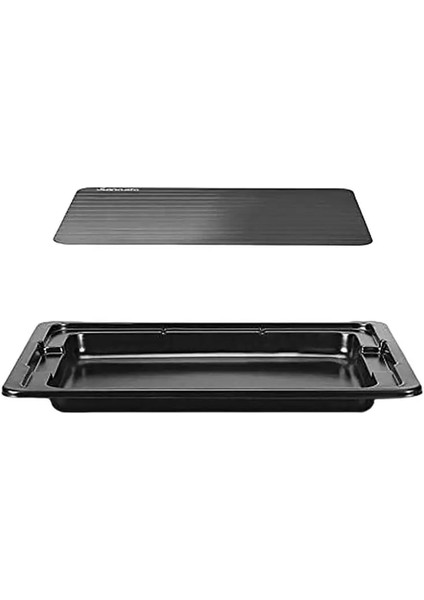 29.5X20.5X0.2 cm Buz Çözme Tepsisi Metal Plaka Buz Çözme Tepsisi Güvenli Hızlı Çözülme Dondurulmuş Et Balık Deniz Ürünleri Mutfak Aşçı Gadget Aracı (Yurt Dışından)
