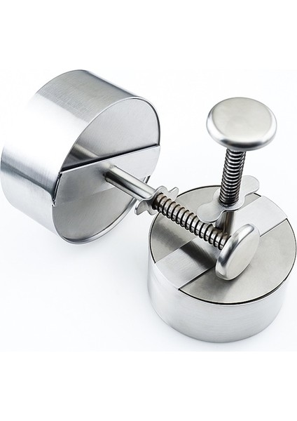 Boyutu 11.4 cm Mutfak Robotları Paslanmaz Çelik Hamburger Eti Presi Ayrılabilir Kolu Yapışmaz Et Köftesi Için Mutfak Izgara Aksesuarları (Yurt Dışından) indirimleri